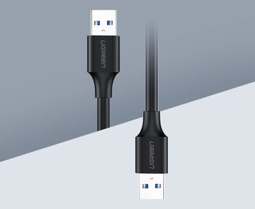 Ugreen kabel przewód USB 2.0 (męski) - USB 2.0 (męski) 1,5 m czarny