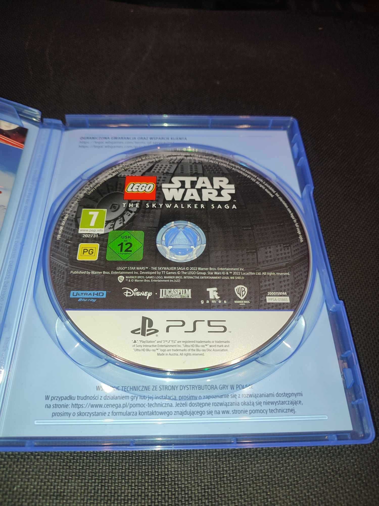 Okazja!!! Gra Lego Gwiezdne Wojny na Playstation 5 Ps5! Super Stan!