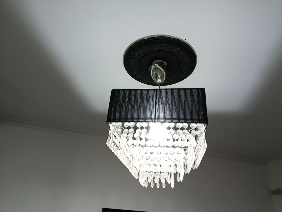 Lampa sufitowa wisząca kryształki