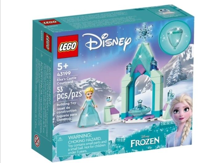 LEGO 43199 Disney Dziedziniec Zamku Księżniczki Elzy z Lodowej Krainy