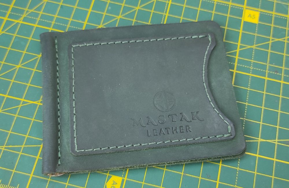 Зажим для купюр шкіряний авторський