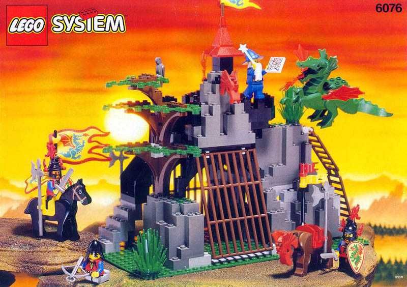KLOCKI LEGO ZESTAW CASTLE Zamek  6076  Dark Dragon's Den
