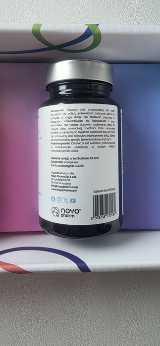 Kapsułki suplementy Noyo Aqua nowe