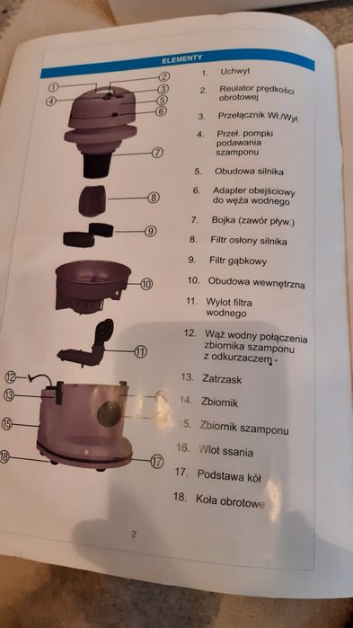 Odkurzacz piorący antyalergiczny Ambasador 2018