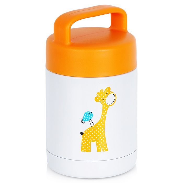 Termos obiadowy stalowy ŻYRAFA 450 ml