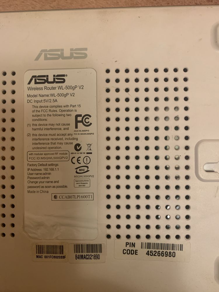 Asus WL-500G Premium v2