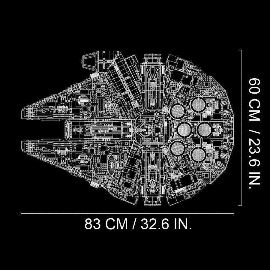 Super Cena - LEGO 75192 Star Wars Sokół Millennium