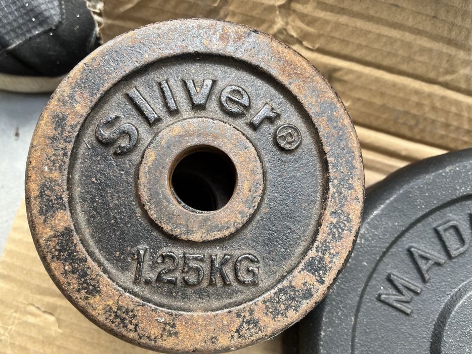 Obciazenia 1 kg, 1,25 kg, 2 kg, 2,5 kg