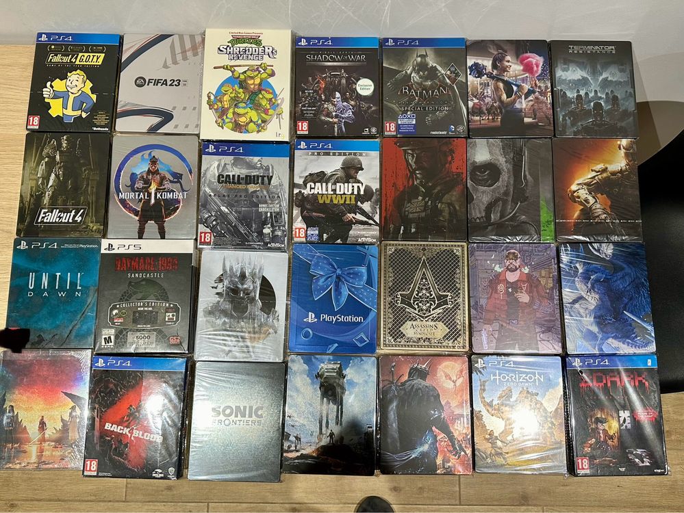 Ігри ps4-ps5 delux special  steelbook games