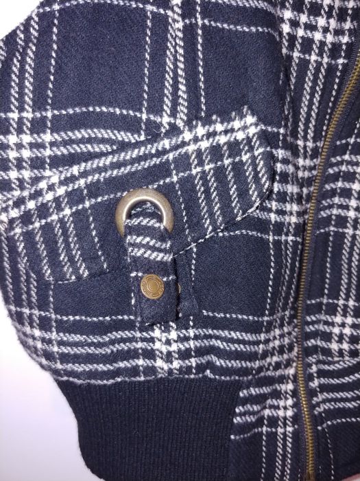Kamizelka do pasa z futerkiem w kratkę (1)