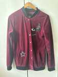 Bluza welurowa zapinana