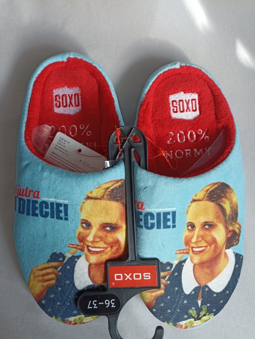 Kapcie soxo 36-37 nowe
