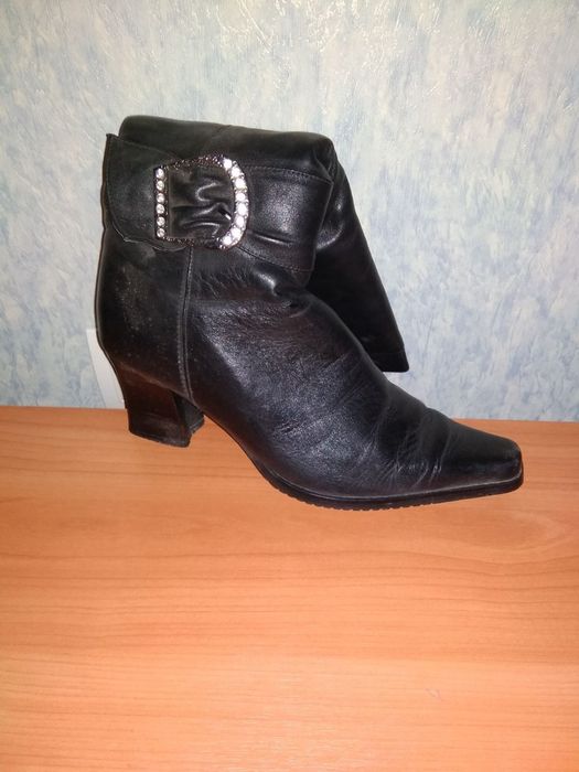 Зимові черевики, шкіряні 37 розмір