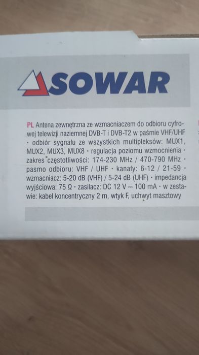 Antena DVB-T DVB-T2 Dexta outdoor