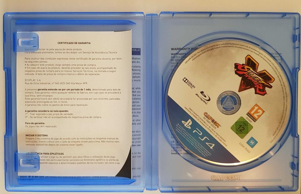 Street Fighter V - jogo Ps4