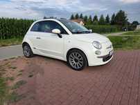 Fiat 500 0.9 Twinair 105KM Biała perła,klima, panorama,mały przebieg