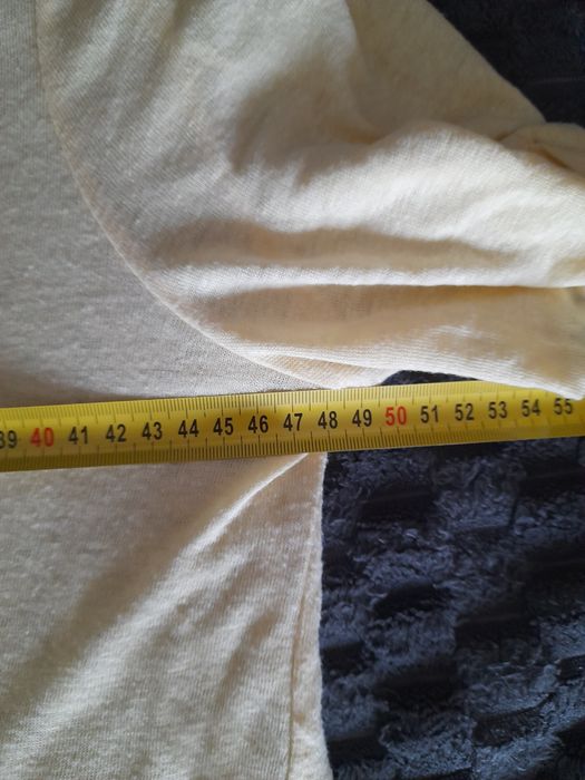 Bluzka delikatna cytrynowa flex len  44%, rozmiar M / L