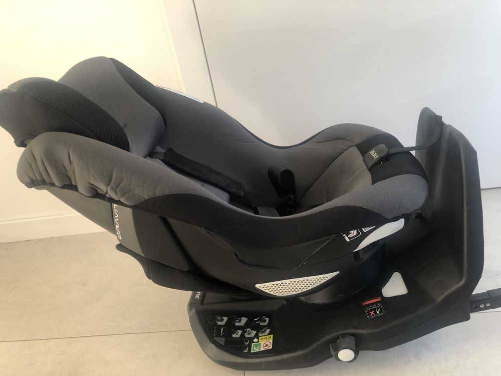 Jane gravity fotelik 0-18kg obrot 360 isofix jazda przodem i tylem