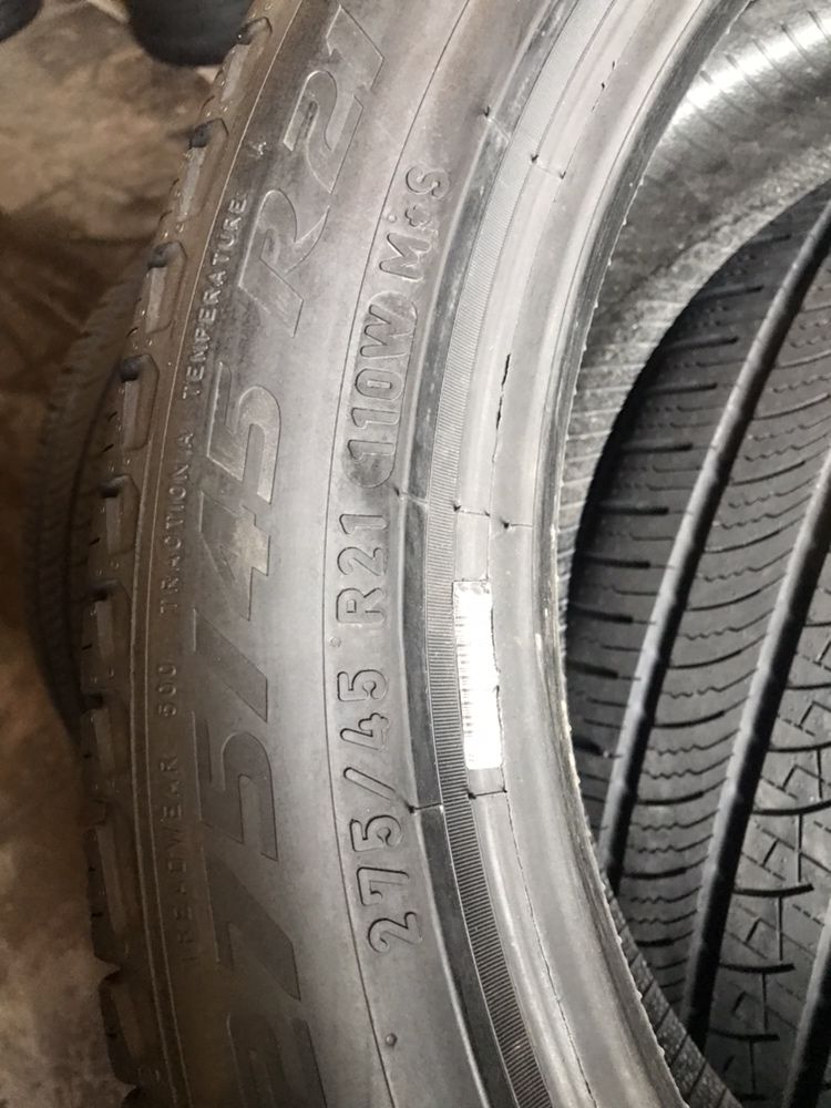 275/45/21 R21 Pirelli Scorpion Zero AS 4шт новые