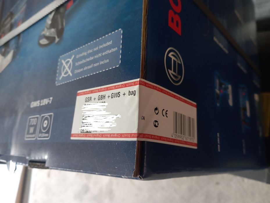 Zestaw narzędzi akumulatorowych Bosch 18V GWS 180-Li GBH 18V-21 GSR