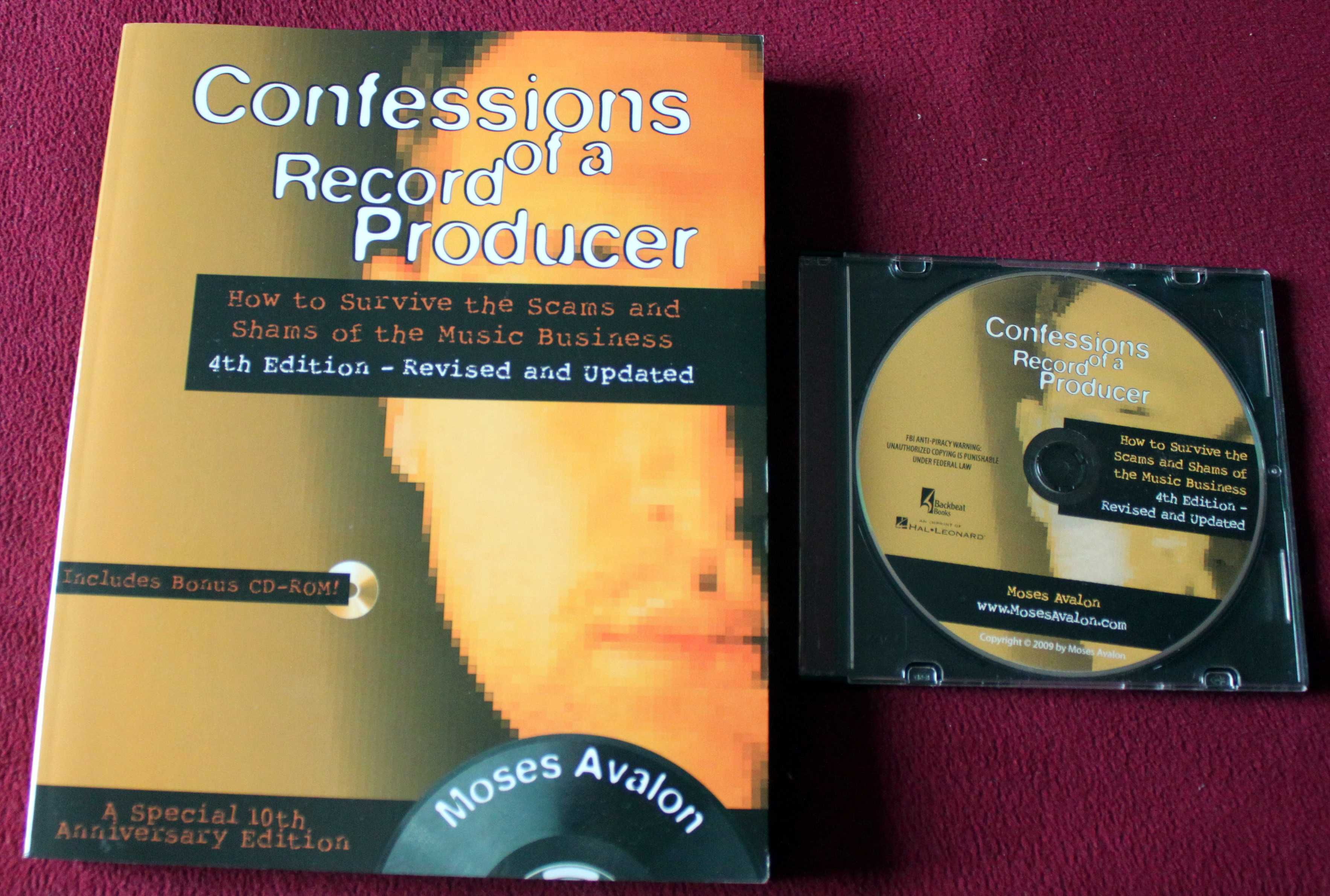 Confessions of a Record Producer 4th Ed + CD-ROM Moses Avalon