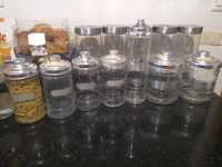 Frasco / Frascos de vidro para cozinha
