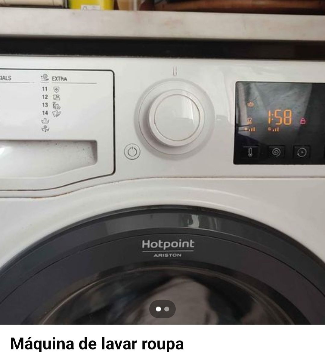 Máquina de lavar roupa Ariston