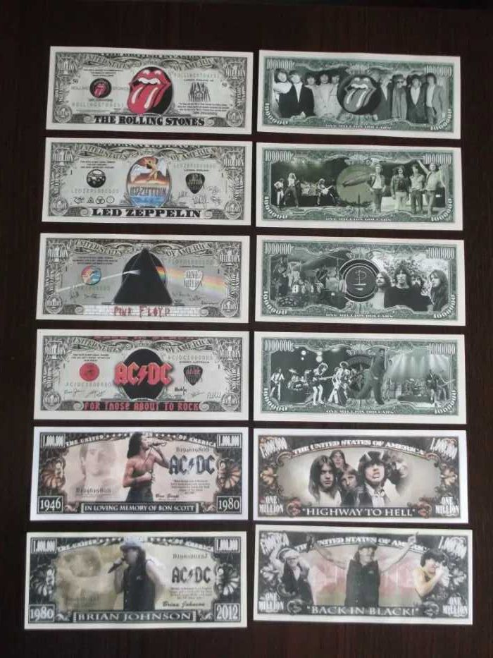 The Rolling Stones banknoty