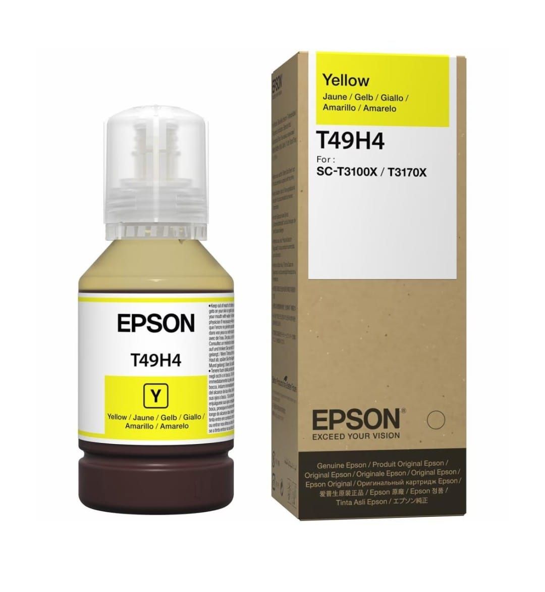 Набір оригінальних чорнил Epson,серії Т49Н для SC-T3100x(Bk,C,M,Y)