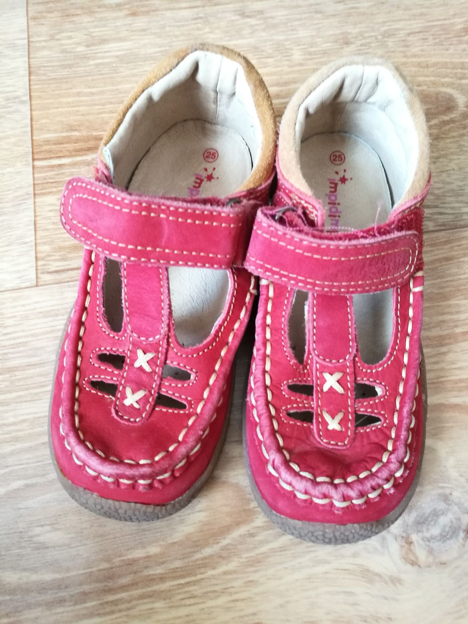 Skórzane buty sandały dziecięce Limpidimpi ~16 cm nie Geox Ecco