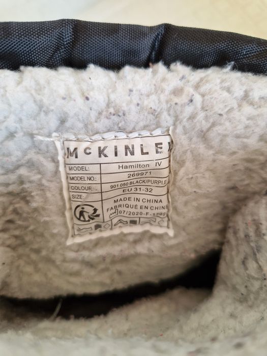 Зимові чоботи McKINLEY 31-32 р дівчинка черевикі