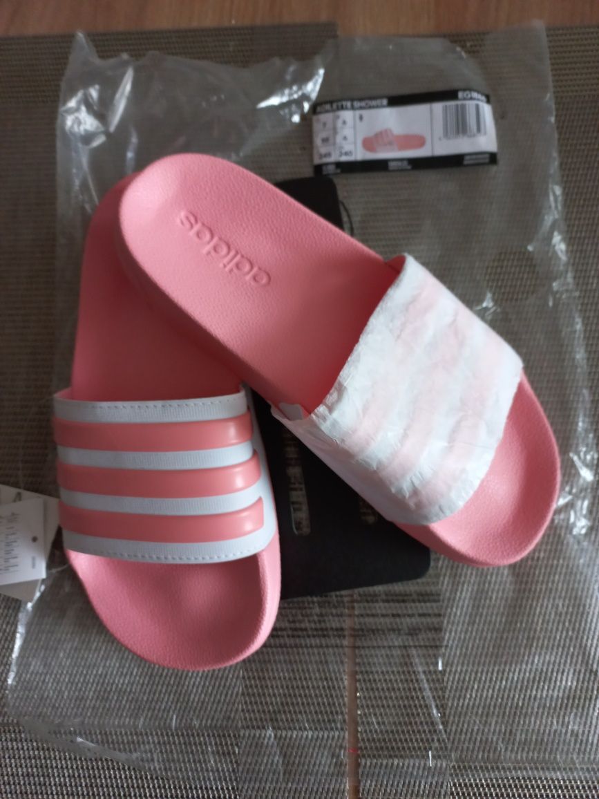 Adidas klapki damskie orginalne rozmiar F 39 -24 cm