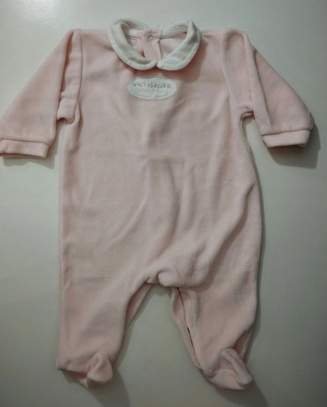 Babygrow rosa novo da Laranjinha