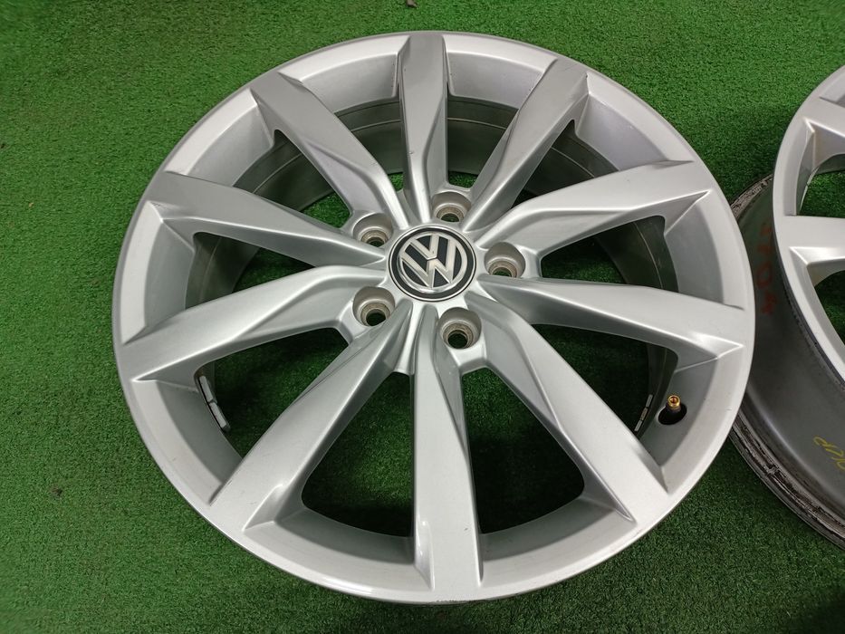 17" felgi 5x112 et48 Oryginalne VW Golf 7 6 5 Touran Dijon R-line
