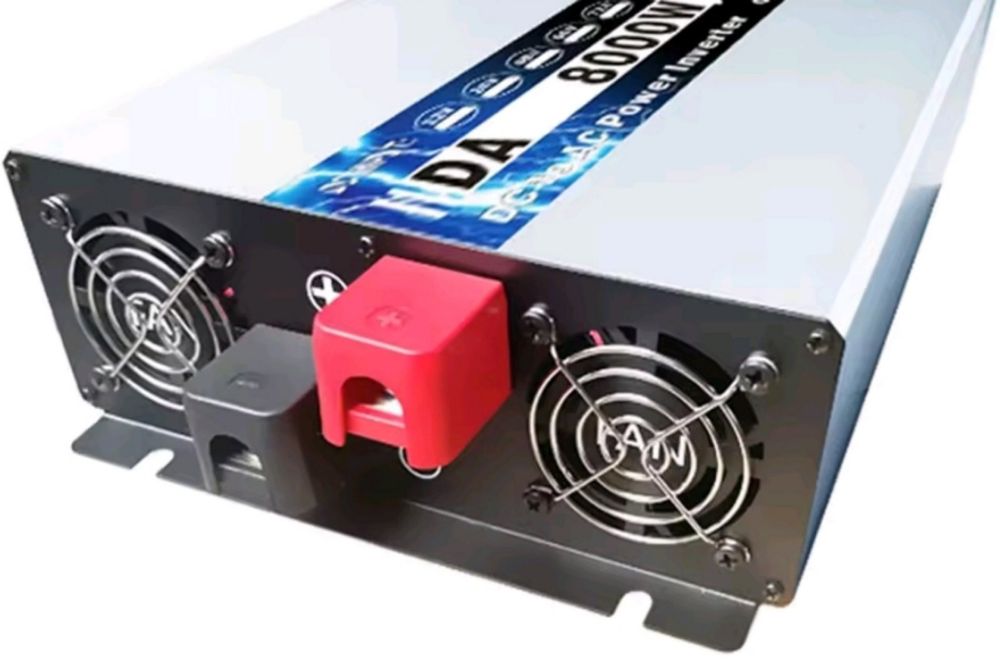 Инвертор из 24В в 220В, очень мощный 5кВт рабочая, 12кВт пик, ч.синус