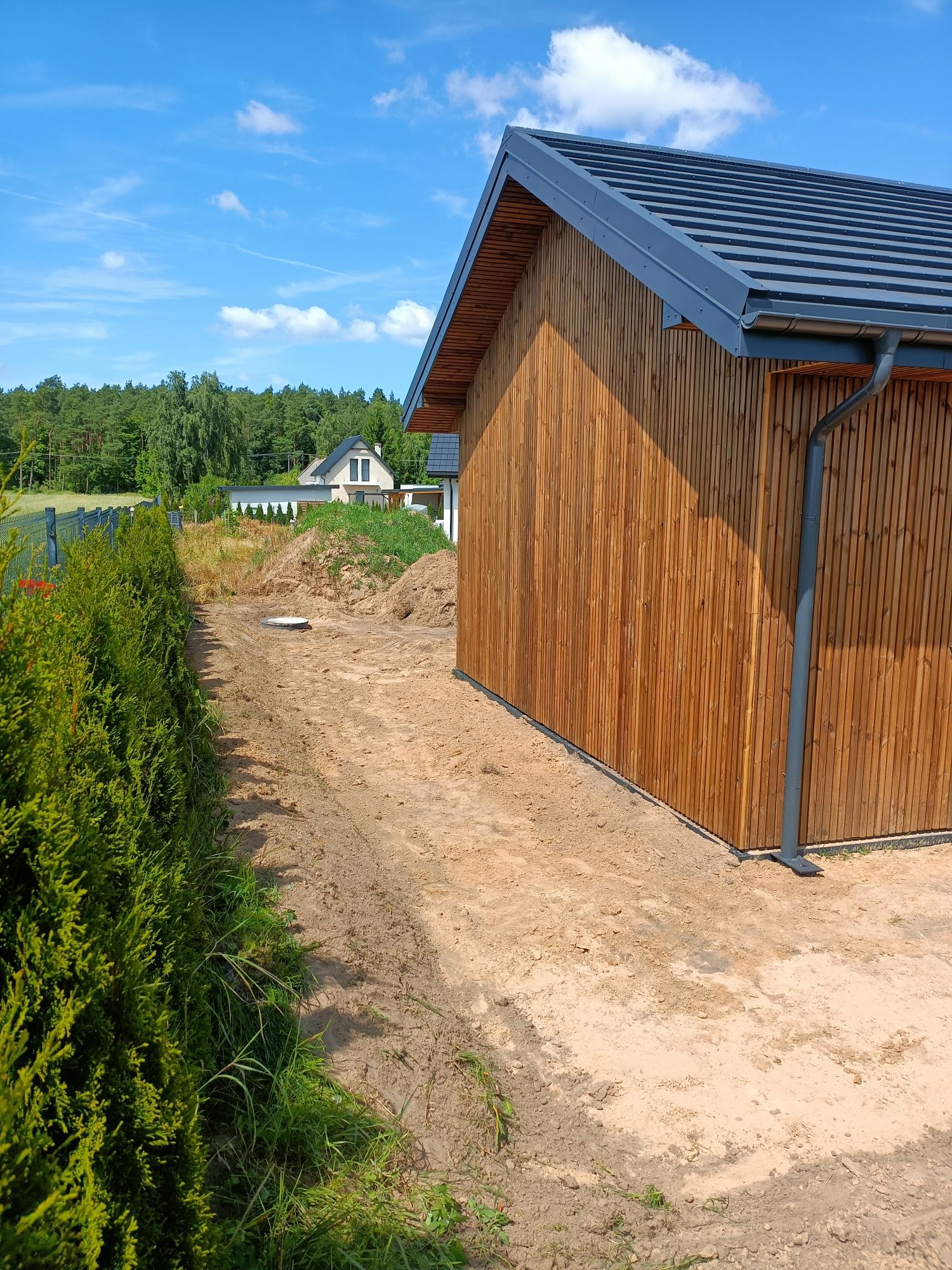 Konstrukcje drewniane-Garaz 35m2-Wiata