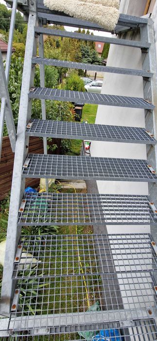 Schody zewnętrzne ocynkowane