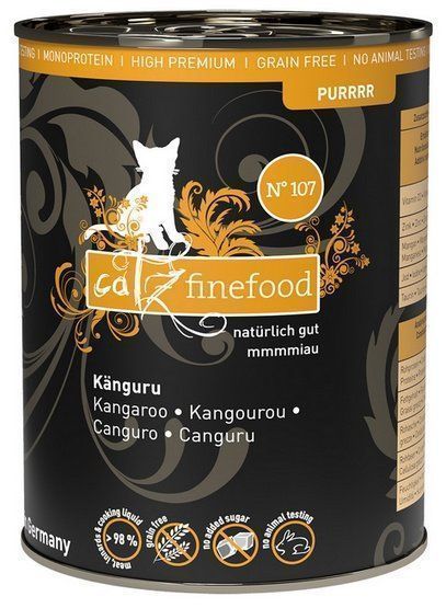 Monoproteinowa karma dla kota Catz Finefood Purrrr - 70% KANGUR 400g