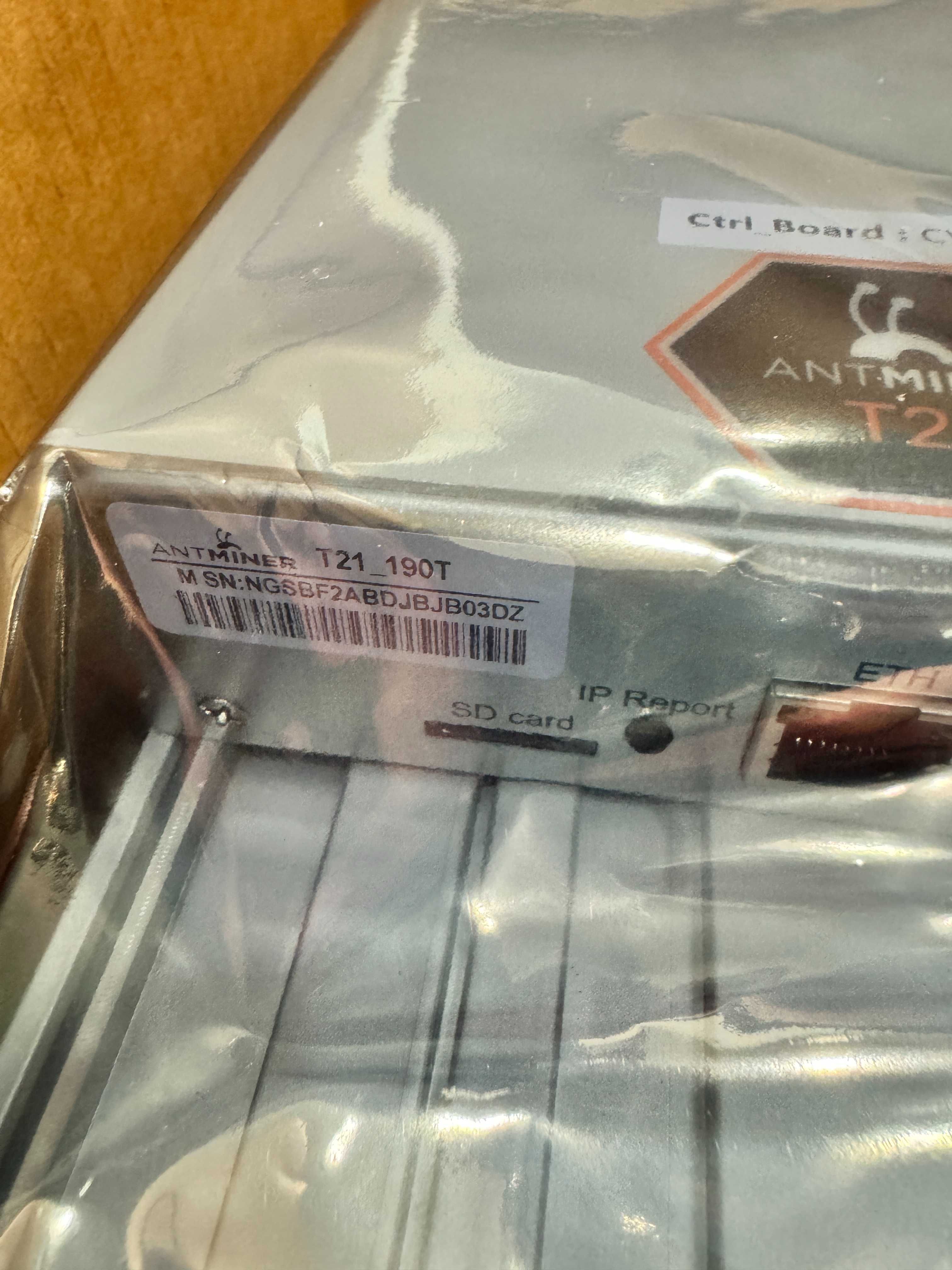 НАЯВНІСТЬ! NEW Asic Bitmain Antminer T21 190 Th CV1835 miner +Гарантія