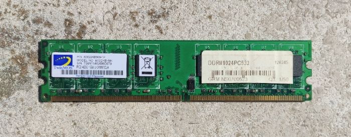 Memoria ram 1GB DDR2 533Mhz Twinmos