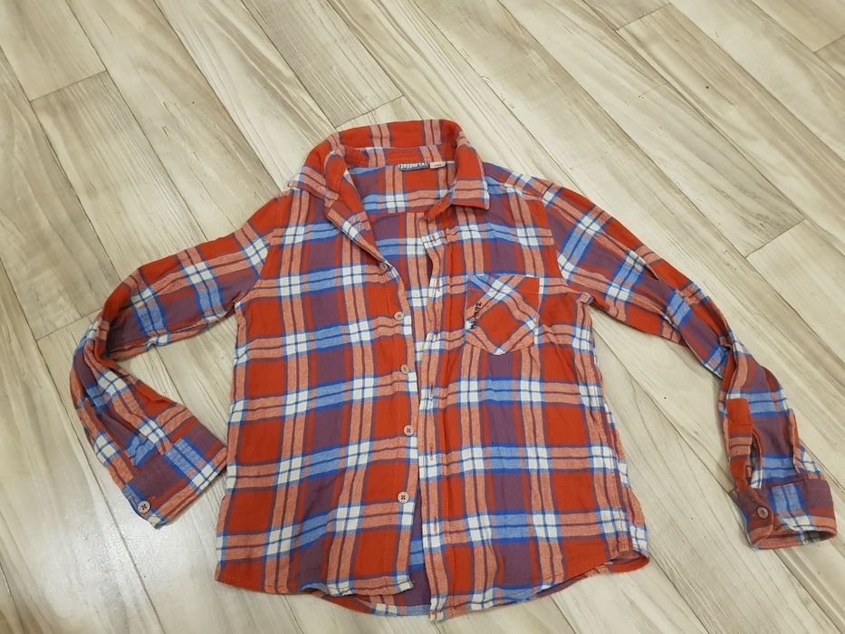 рубашка теплая Pepperts на рост 152 см