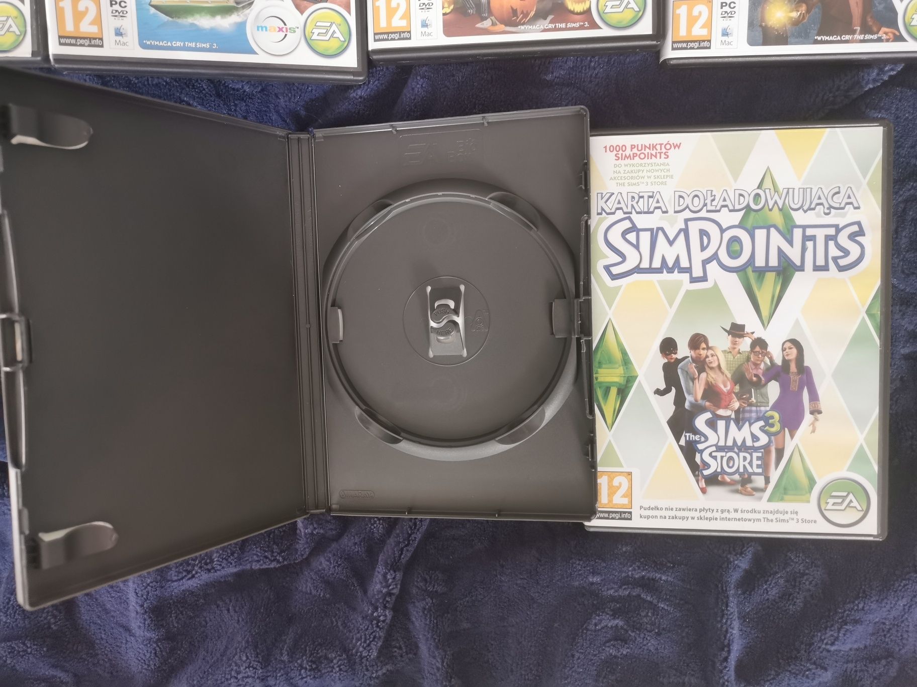 The sims 3 pudełko po kartach doladowujących SimPoints