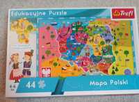 Trefl, Puzzle Mapa Polski 44el.