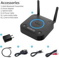 Transmiter Bluetooth 5.0 1Mii B06 TX aptX 50m