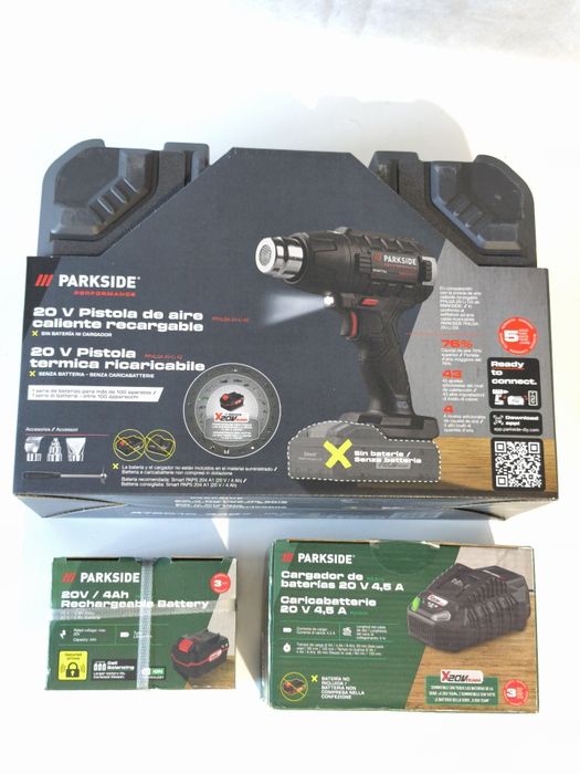 Soprador Ar Quente Parkside 20v Performance