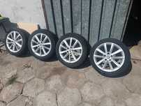 FELGI ALUMINIOWE 17 5x112 ET49 SKODA OCTAVIA III SUPERB II 5E0 Z OPONAMI ZIMOWE 2024R