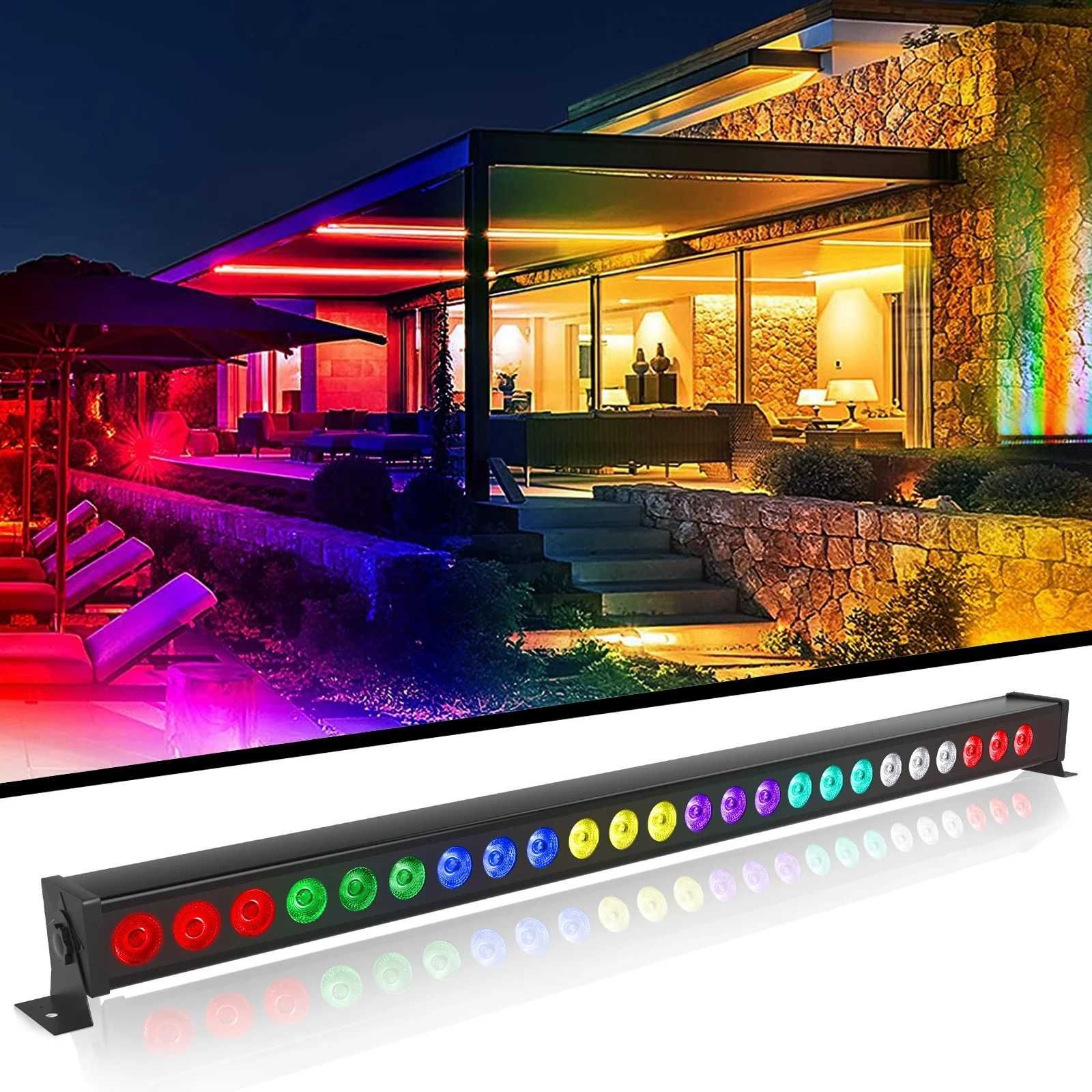 BELKA Led bar UKING ZQ06.017 24x3 + PILOT dmx 512 RGB led