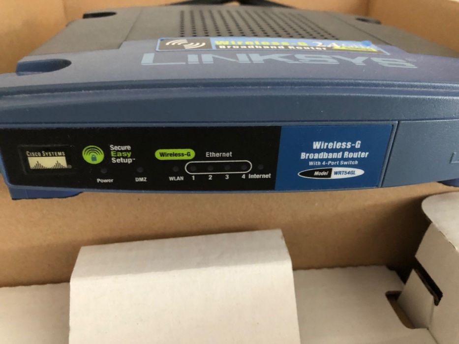 Router Linksys WRT54GL-EU (802.11b/g 54Mb/s) OpenWRT, SPRAWNY!!