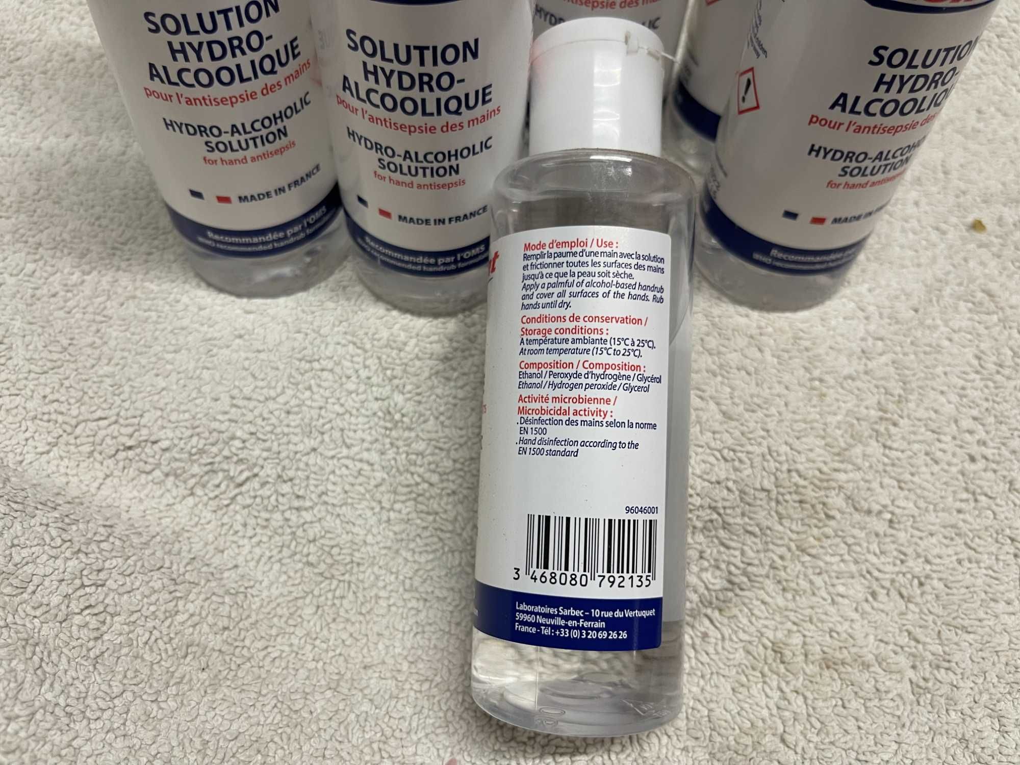 Gel hidroalcoólico Quick-Net pequeno formato 100 ml