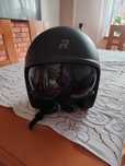 Kask otwarty z szybą